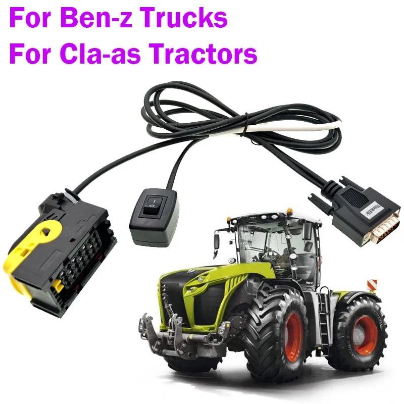 ThinkElk MCM2/2.1 K+CAN ECU Bench Cable NO.D48CBB03 For Mercedes-Benz Trucks & For Claas Tractors ECU & Diagnostic Tool Adapter
