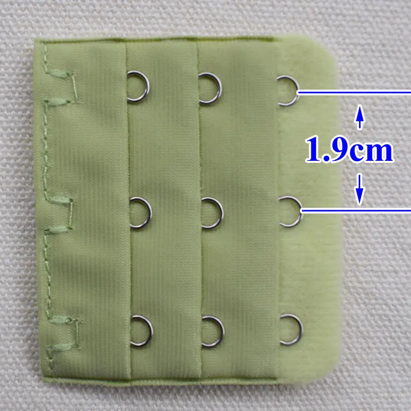 3-Row 3-Hook Bra Extender with Stainless Steel Hooks for Bras, Adjustable Extra Length Soft Velvet Back Closure (Multi Colors)