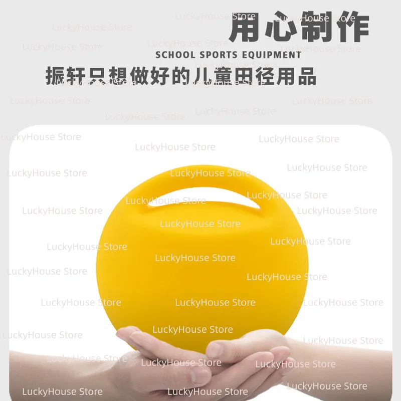 Soft Inflatable Kettlebell Sand Water Filled Training Equipment Athletics Fitness Gear for Schools Kids Sports