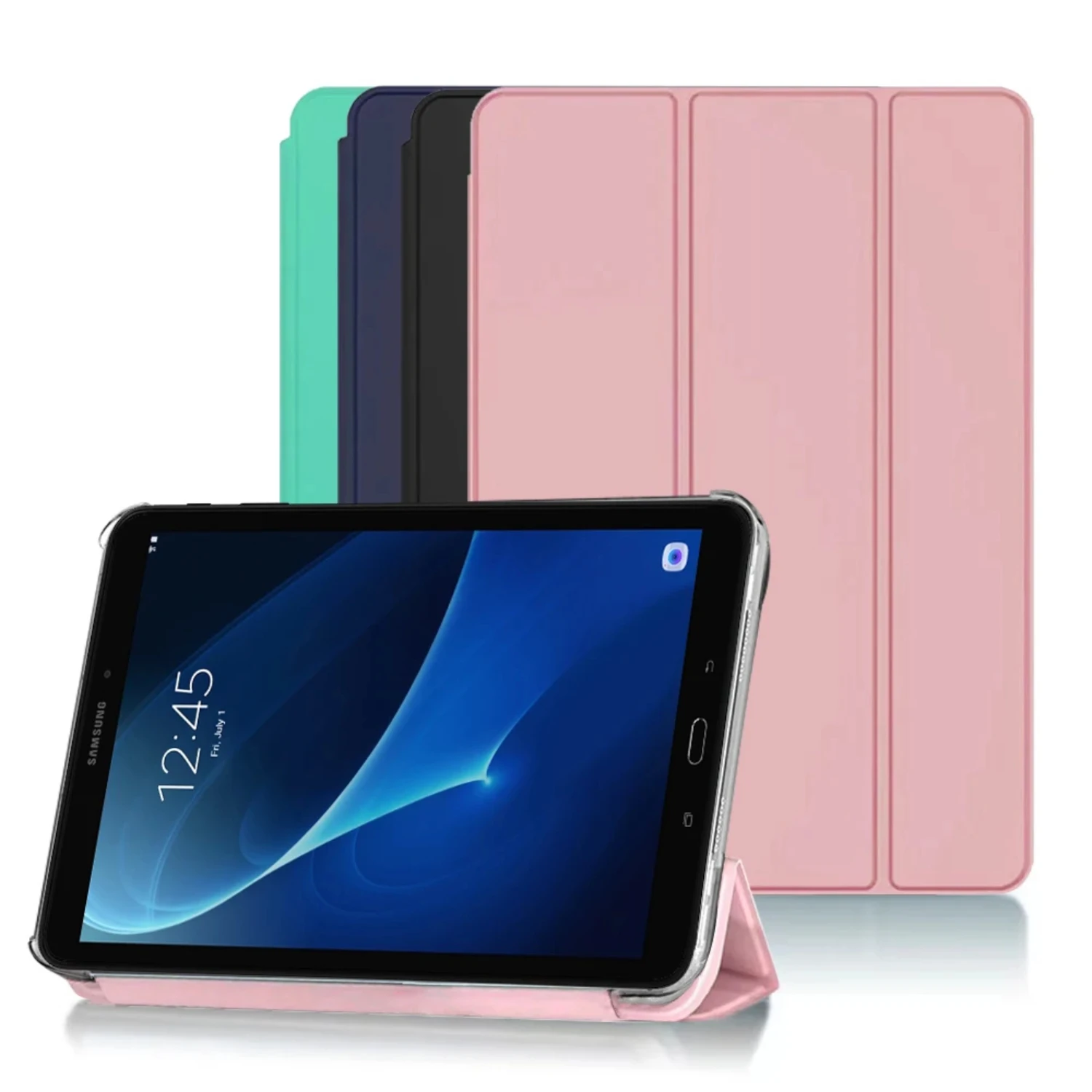 Stylish and Elegant Premium Quality Slim Protective Smart Leather Flip Case for 10.1'' Tab A A6 (2016) - Unique Design with Dura