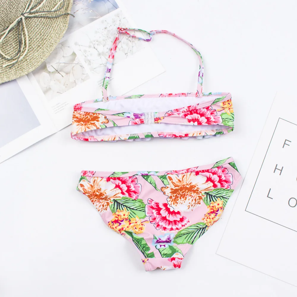 23 Phong Cách Trẻ Em Giá Rẻ Bé Gái Đồ Bơi Đồ Bơi Trẻ Em In Hình Băng Bikini 2021 Hiệu Buôn Bé Gái Biquini Bơi