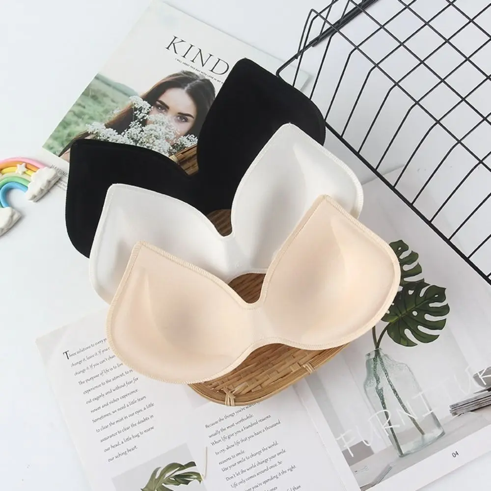 Breathable Swimsuit Pads Removable Chest Cups Sponge Soft Breast Insert Push Up Breast Pads Bra Pads Enhancer Chest Cups