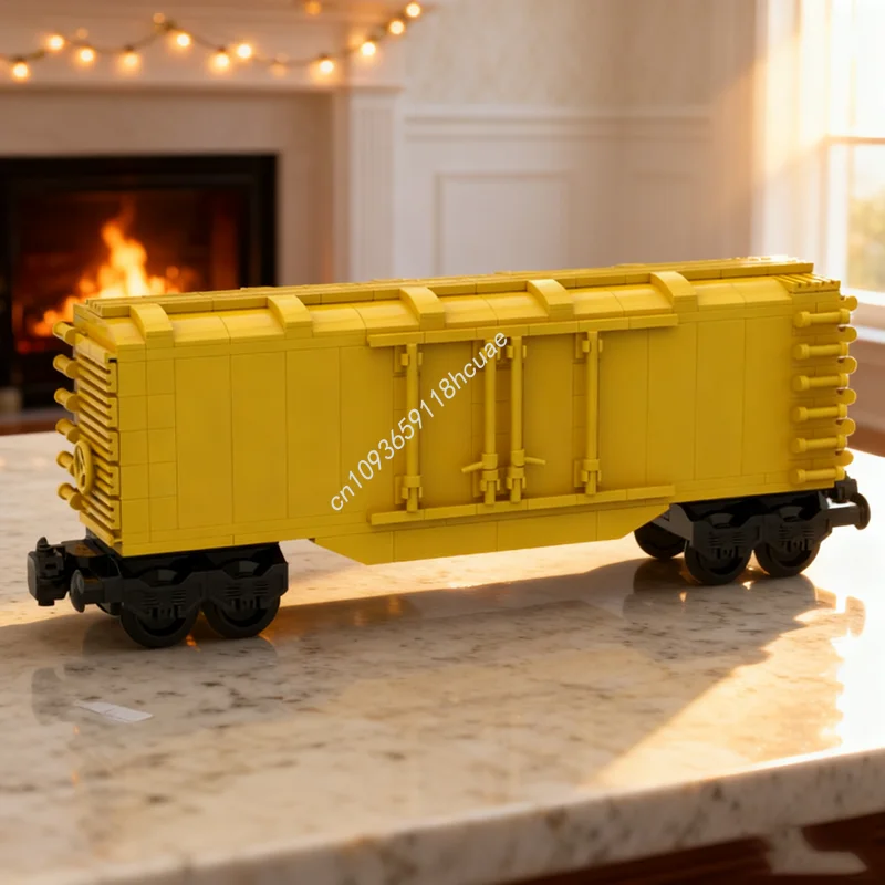 

388 шт. MOC поезд коробка автомобиль тренировочная модель строительные блоки строительство сборка Рождественский подарок DIY творческая идея игрушка дети день рождения