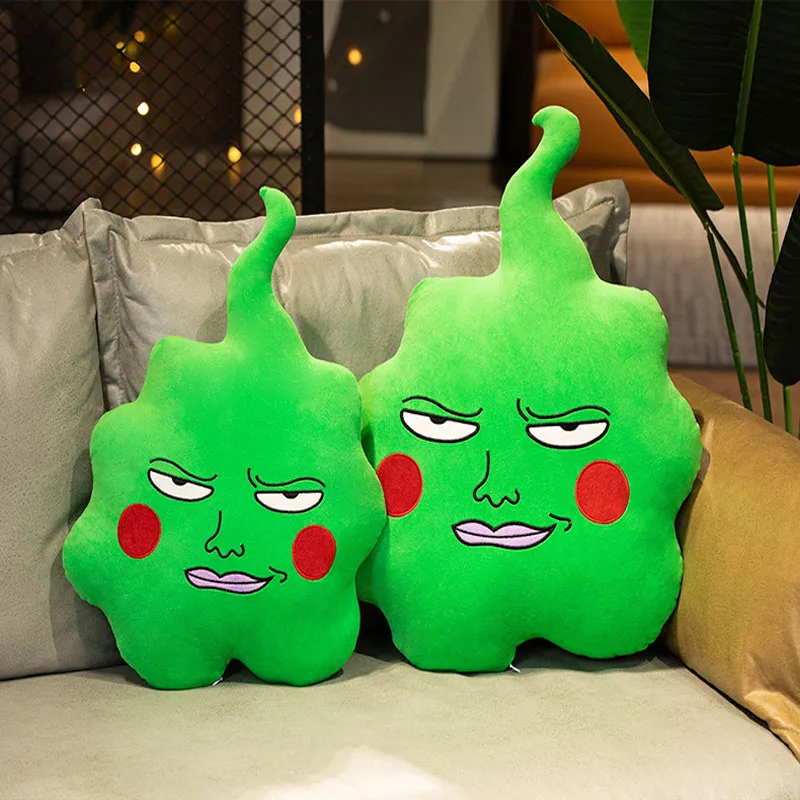 漫画アニメ Psionic パワー 100 ディンプル子供スロー枕 45 センチメートル創造性おもちゃ人形グリーンモデルソファ装飾