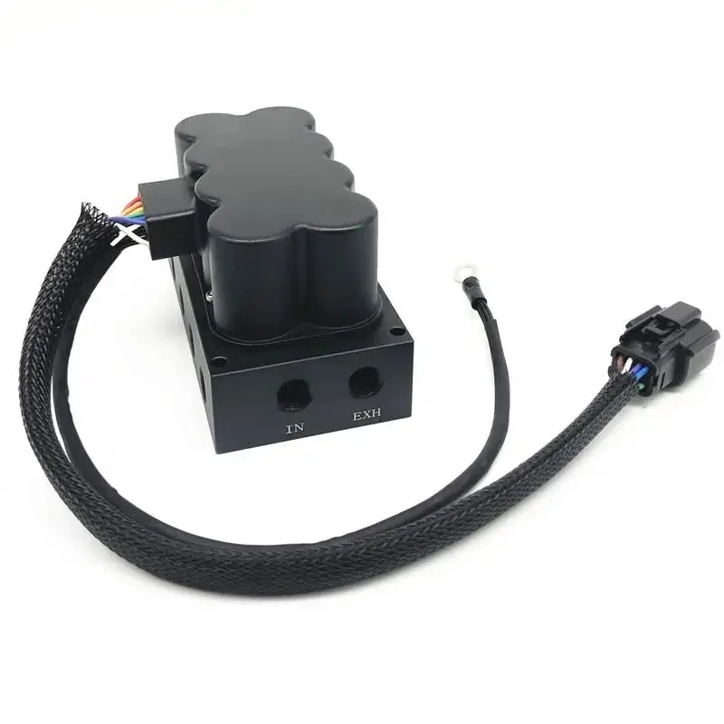 Solenoid valve air suspension system