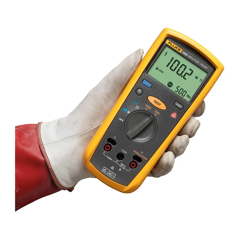 Fluke 1503 Digital Insulation Resistance Meter 2000 MΩ Backlight CAT IV