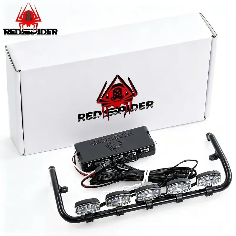 1/14 RC Truck Roof Spotlight Multi-Mode Front Spotlight For 1/14 Tamiya Truck Trailer SCANIA 770S Car Toys Model DIY Accessories