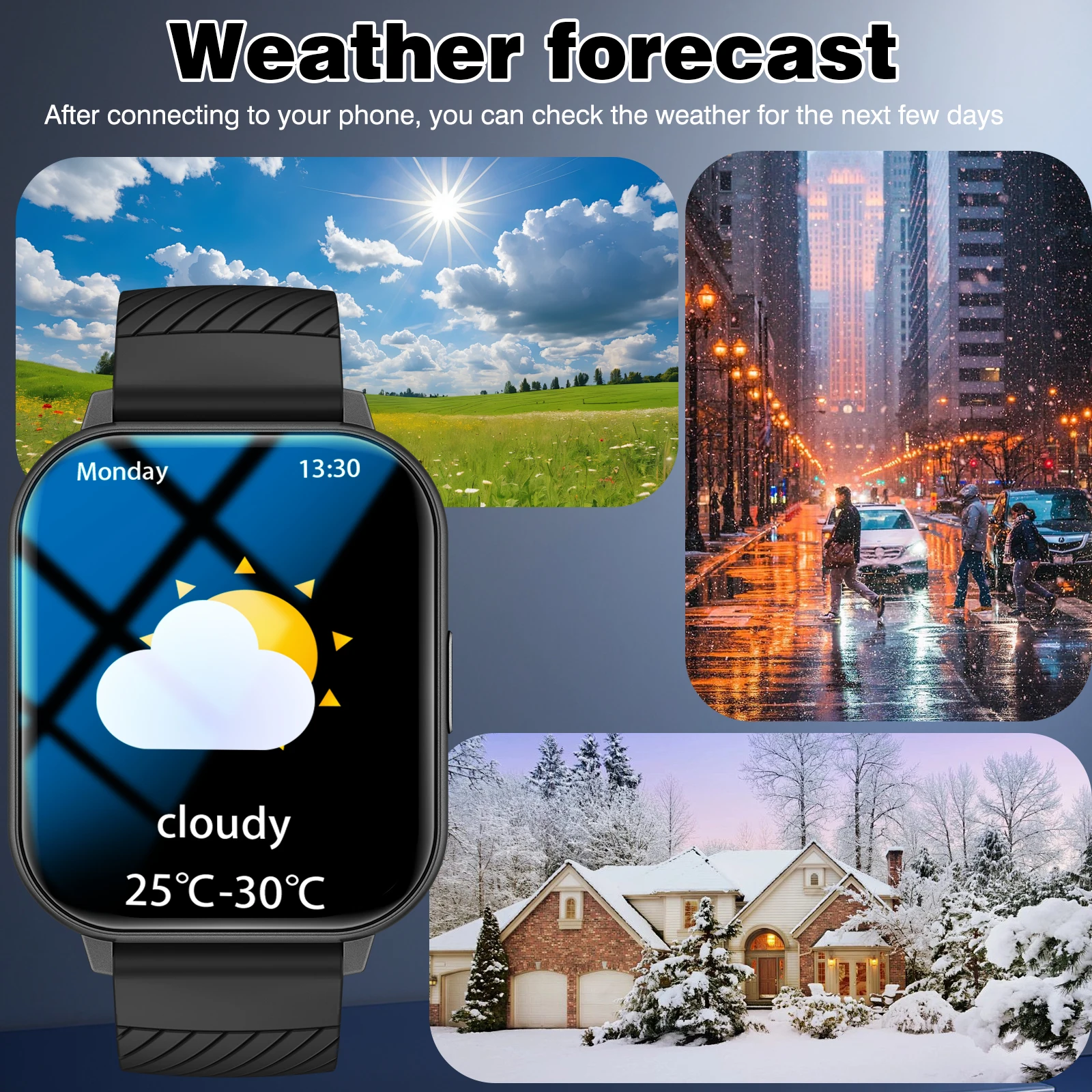 1.83" HD Display Smart Watch-Wireless Calls,Custom Wallpapers,Android/iOS Compatible.Fitness,Alerts,Music Control.StylishforAll