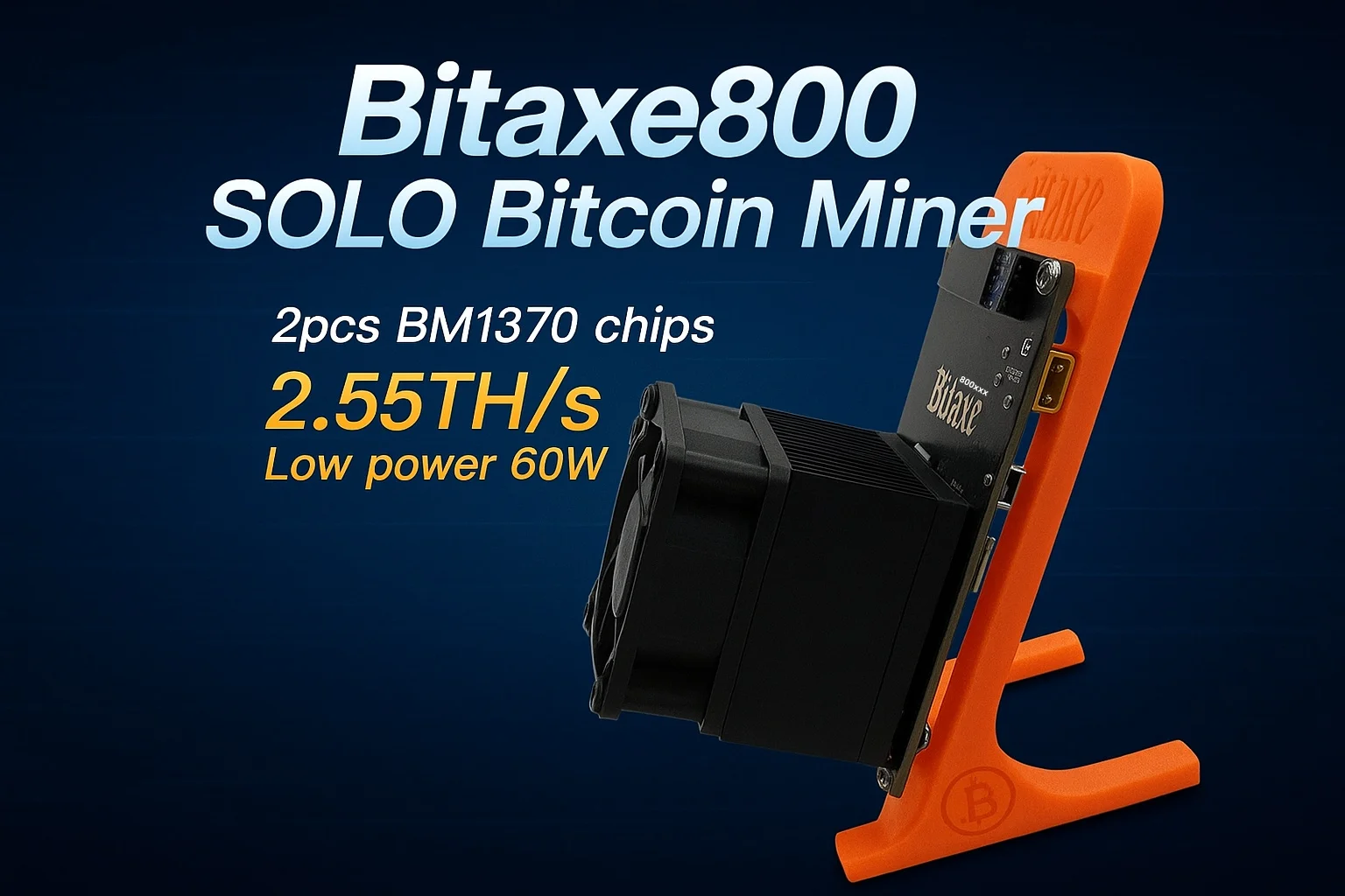 

800 Solo Miner 2,55TH/s BTC Bitcoin Mining Machine Asic Miner Низкое энергопотребление Высокоэффективный криптомайнер