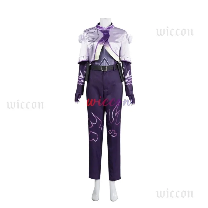 

NewGame Valorant New Role Vyse Cosplay Costume Anime Man Vyse Whis Cosplay Uniform Coat Mask Suit Party Play Outfit for Men2025