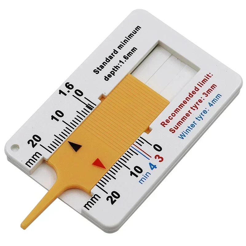 Measure Tool Measrement Supplies 0-20mm Indicator Metalworking Auto Car Tyre Read Depthometer Depth Gauge Page Motorcycle