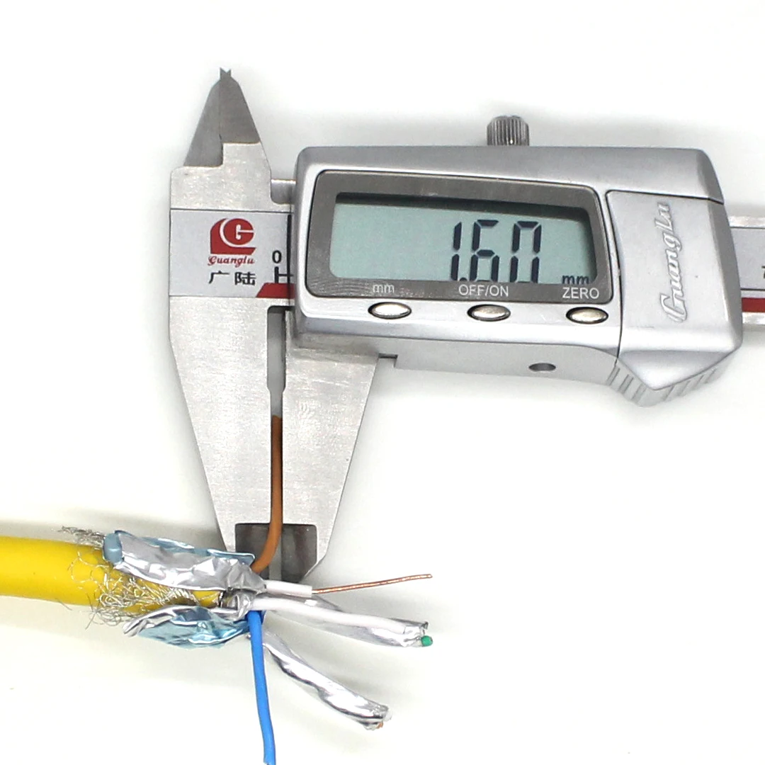 CMR PE PVC LSZH jacket cat8 1000ft indoor outdoor sftp ethernet cable