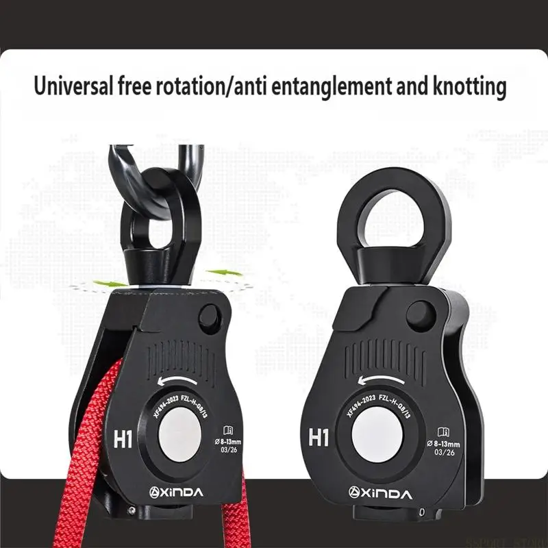 1PC High Capacity Safety Rope Retrievers Retractor For Mountaineering And Rescuing