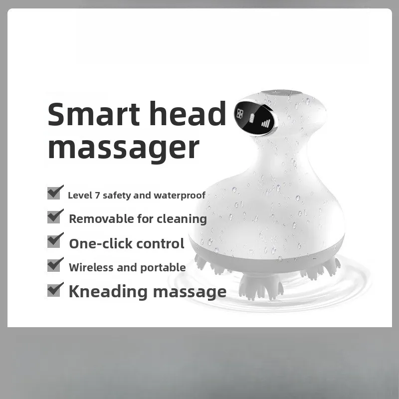 

Mini Head Massager Electric Vibration Rechargeable Waterproof Scalp Massager