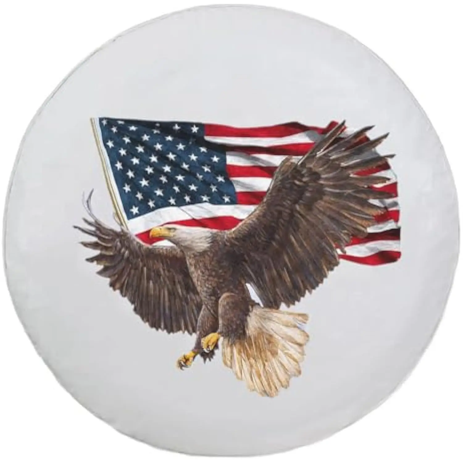 

Чехол для запасного колеса с флагом США American Eagle, водонепроницаемое кожаное колесо из ПВХ