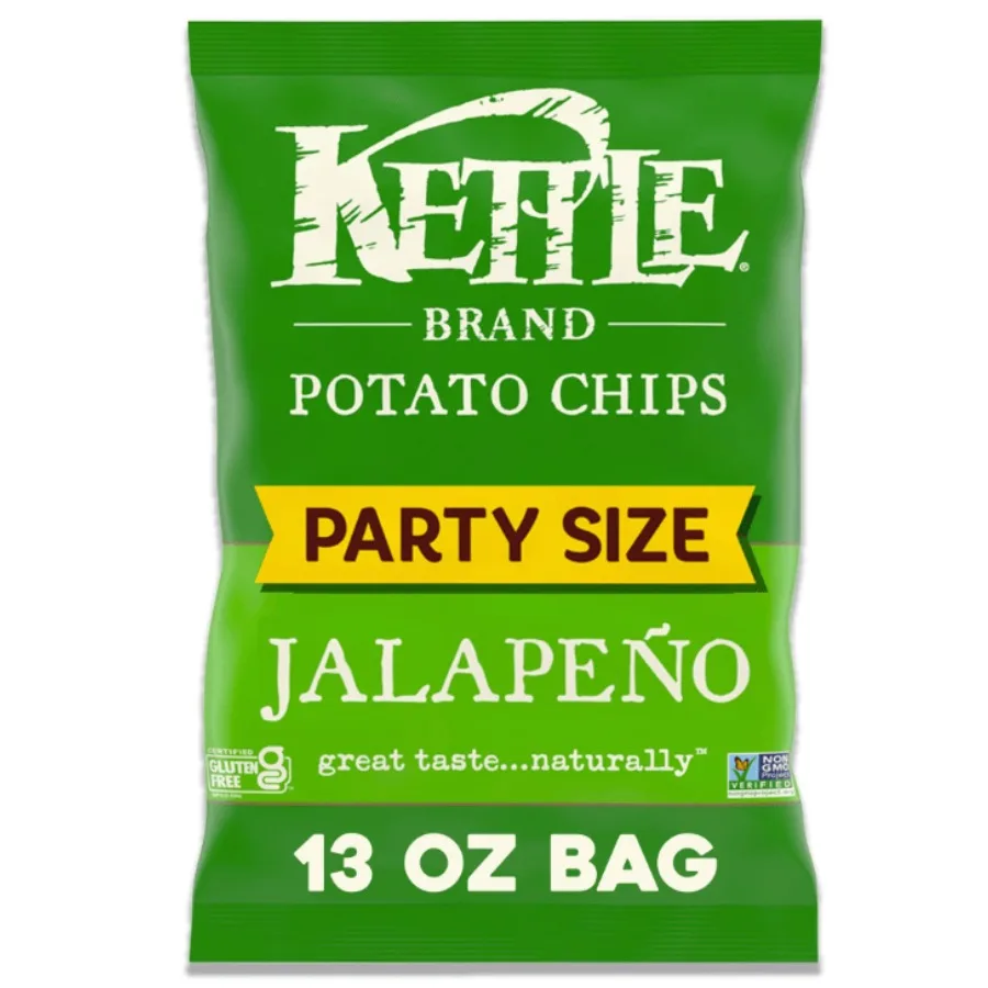 

Kettle Brand Potato Chips Jalapeno Kettle Chips Party Size 13 oz