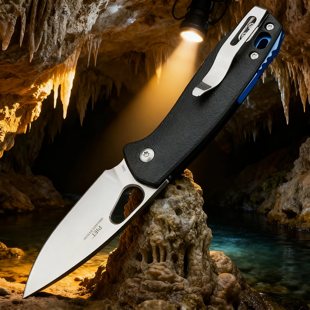 

EDC Wilderness Survival Охота Карманный нож для самообороны 5390 Утилита на открытом воздухе Складной нож Спасательные инструменты Кемпинг Essentials