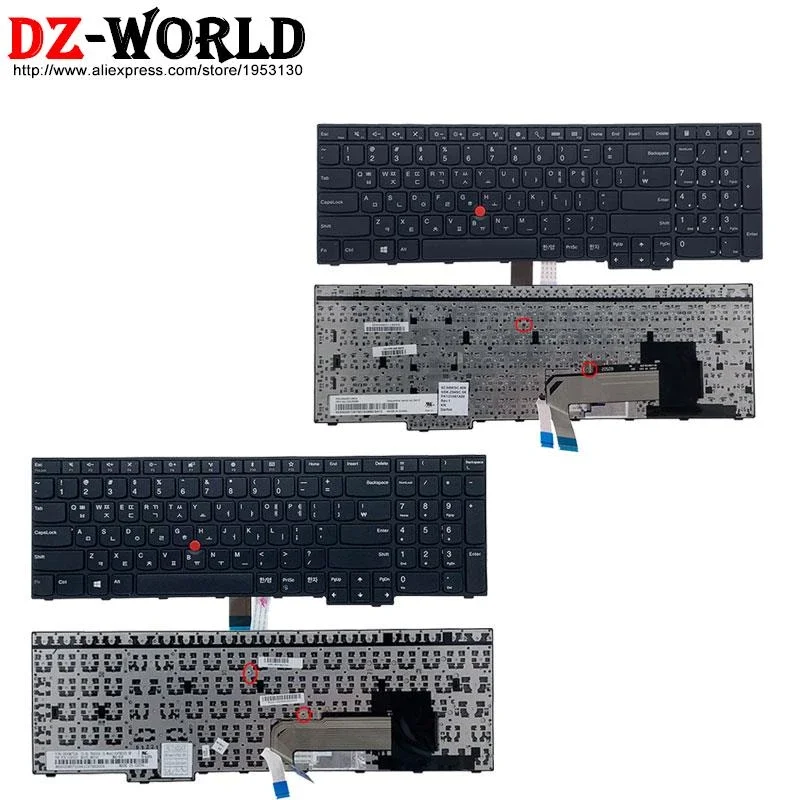 KOR Korean New Original Keyboard for Lenovo Thinkpad S5 2nd Gen 1st E560p  Laptop Teclado 01EP253 01EP335 00UR586 00UR549