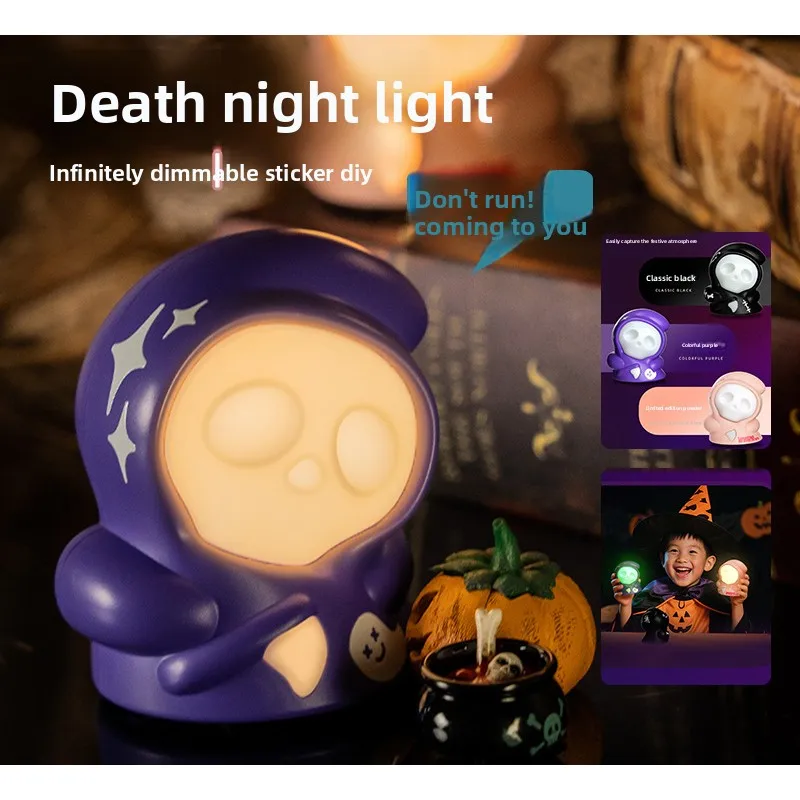 

Spooky Skeleton Halloween Lamp – Funny LED Night Light for Home Decor & Gag Gift