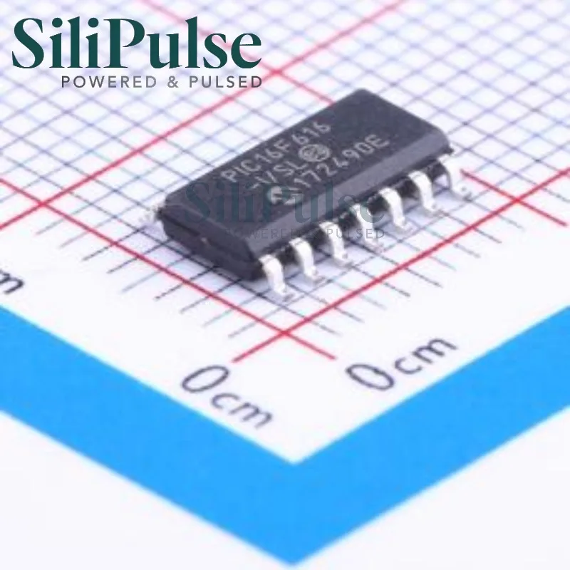(5-20pcs) PIC16F616-I/SL SOIC-14-150mil 100% Original In Stock (MCU/MPU/SOC) 2V~5.5V 11 PIC 3.5KB