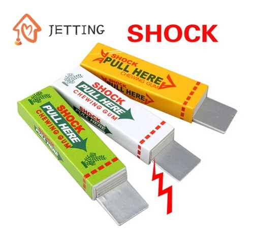 1pc Electric Shocking Hand Chewing Gum Shocker Prank Trick Toy Joke Funny Novelty Toys Anti-stress Shock Gaget Gaps Toys