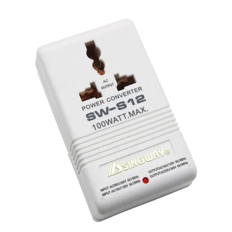 

SW-S12 Step Up & Down Voltage Converter 220V to 110V / 110V to 220V for Electrical Appliances Below 50W