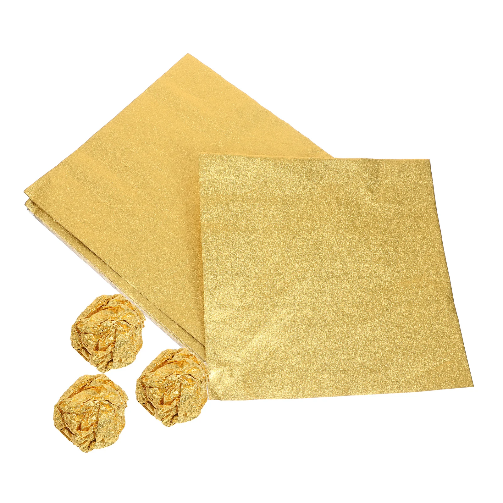 

500 Pcs Candy Golden Tin Foil Wrappers Aluminum Wrapping Paper Packaging Music Cellophane