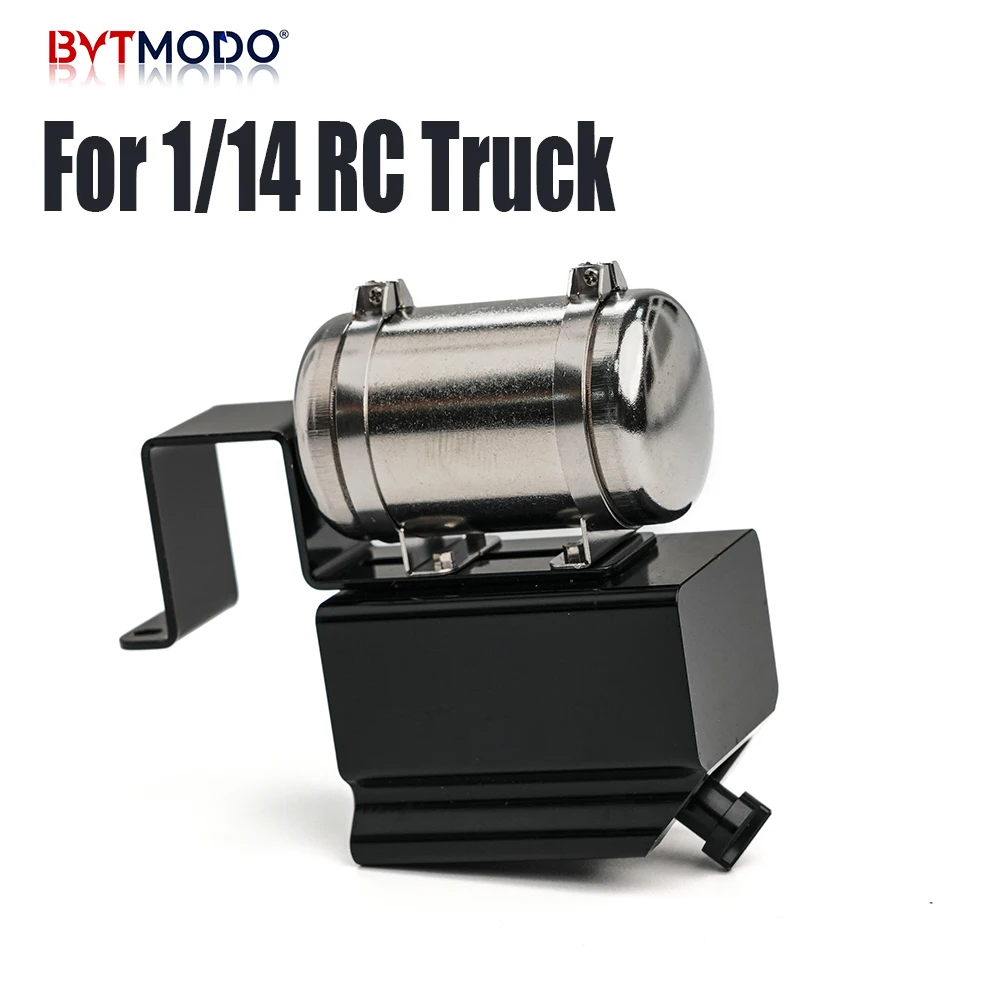 RC Truck Urea Tank Urea Solution Tank Scale DEF AdBlue Tank Aluminum Alloy for Tamiya MAN 1/14 Rc Tractor Truck Tipper Dumper