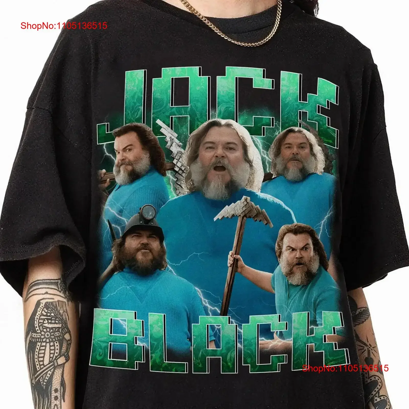 

Jack Black Fan Lovers T Shirt Actor Vintage Movie vintage Washed graphic designer clothes Stylish Top For Everyday Wear Soft