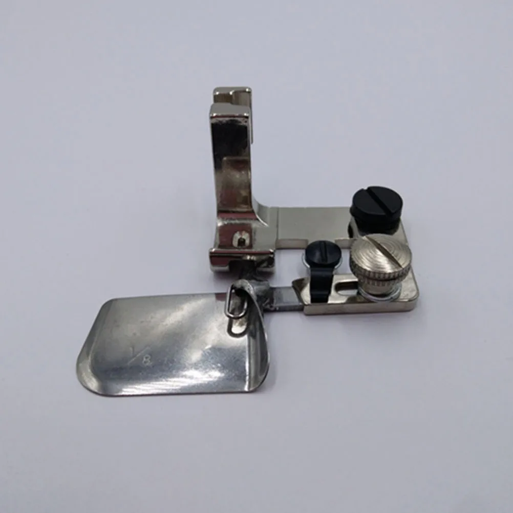 

Stainless Steel Sewing Machine Binder Foot For Home Industrial Use Lightweight Fabric Repair Replacement Hemmer Attachment