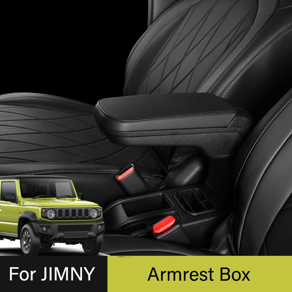 For Suzuki Jimny JB74 JB64 2007 - 2020 New Car Seat Armrest Box Adjustable Center Console Gap Organizer Hand Rests Accessories