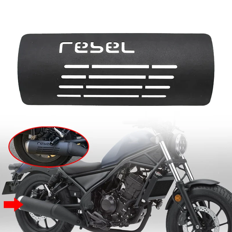 

Fit For Honda Rebel CMX 250 300 500 Rebel300 Rebel500 2017-2023 Motorcycle CNC Accessories Exhaust Pipe Heat Shield Guard Cover