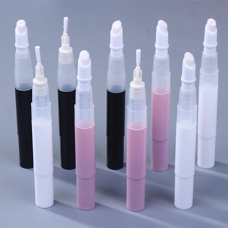 1PC 3 ミリリットルツイストペン空の化粧品リップグロスアプリケーター詰め替えファンデーションとコンシーラーチューブまつげ成長液体容器