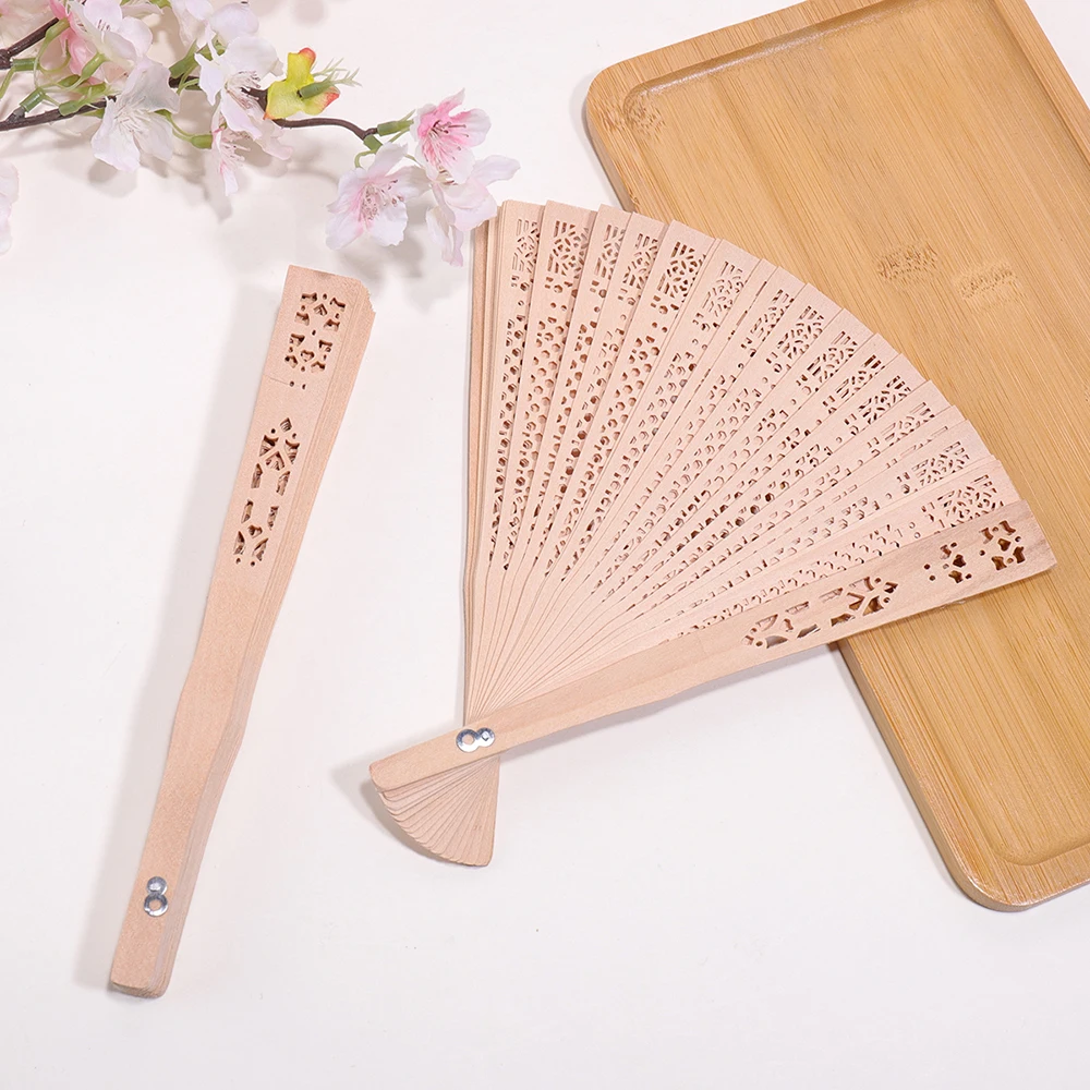 5Pcs Custom Text Wooden Fans Personalized Name Folding Hand Fan Wedding Gift Party Favors Souvenir Customized Text Wedding Fan view 5