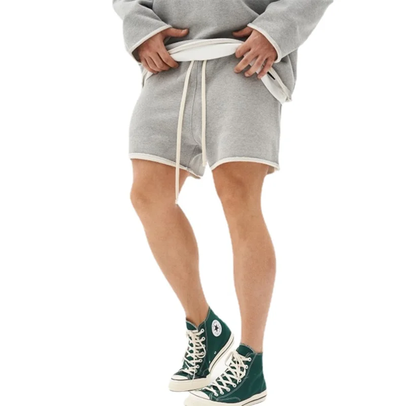 Men Shorts Fashion Casual Knee Length Elastic Waist for Men Workout Gym Sweatshorts Streetwear