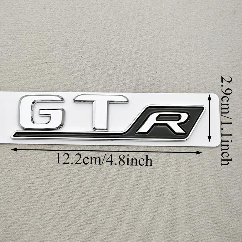 ثلاثية الأبعاد ABS كروم سيارة رسائل شارة الخلفي الجذع شعار GT R ملصق شعار الشارات لمرسيدس بنز GT R الذيل بمناسبة الملحقات