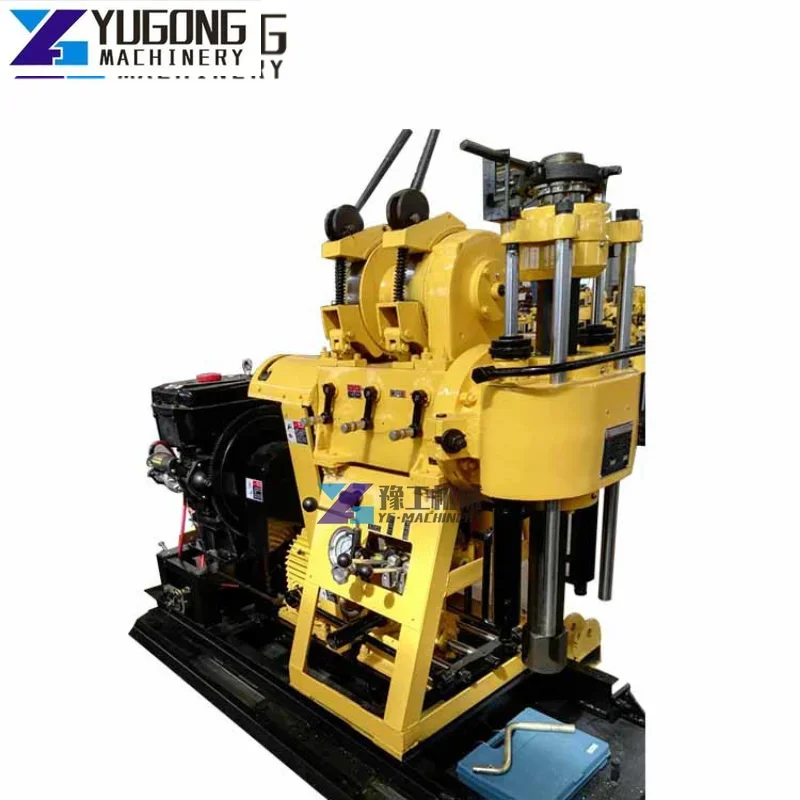 Low Price Hand Portable Model Hydraulic Rotary Drilling Machine Portable 100m Depth Hole Rotary Water Well Drilling Rig