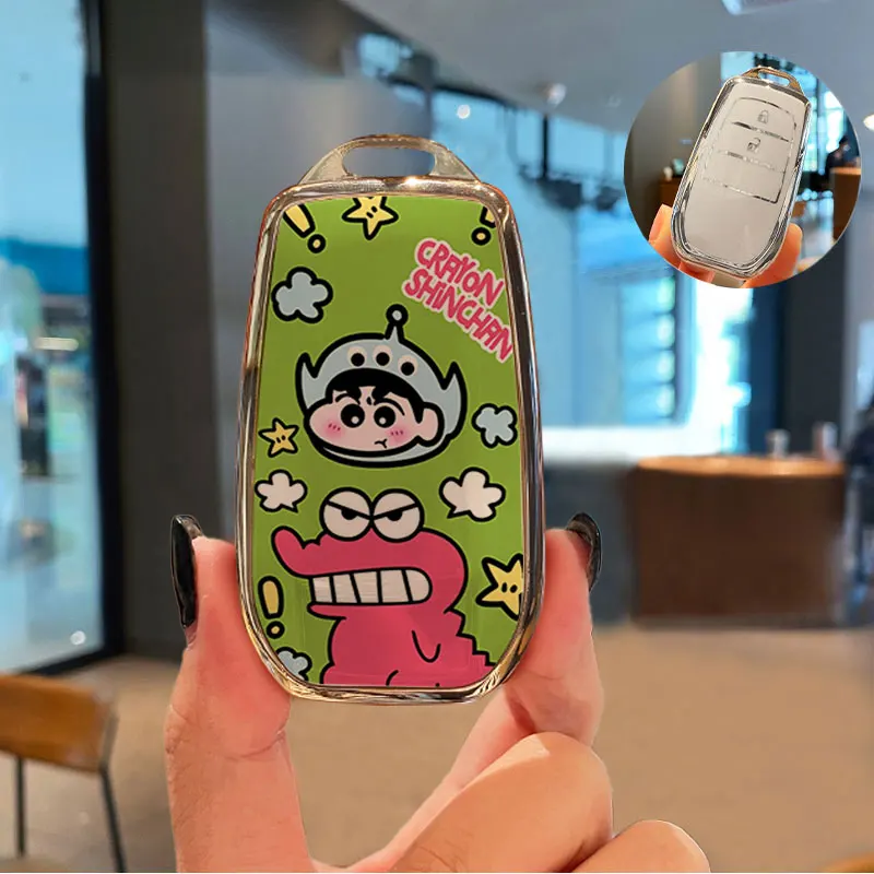 Брелок для Toyota Yaris Ativ Raize Veloz Avanza Rush Perodua Daihatsu Malaysia, чехол с дистанционным управлением, 3 кнопки