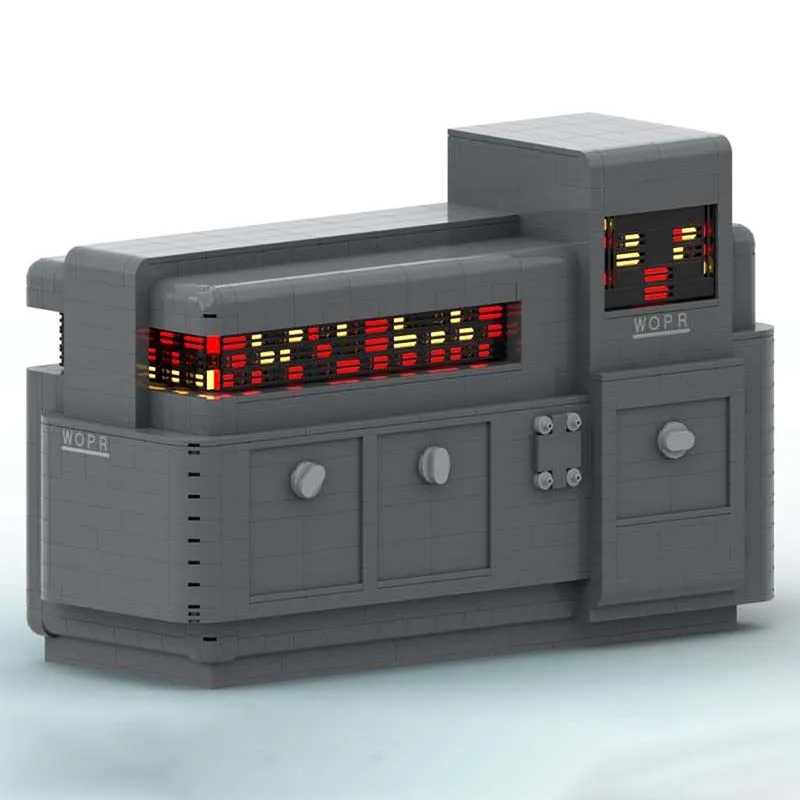 Estrela filmes modelo moc tijolos de construção supercomputador modelo tecnologia blocos modulares presentes brinquedos natal diy conjuntos montagem