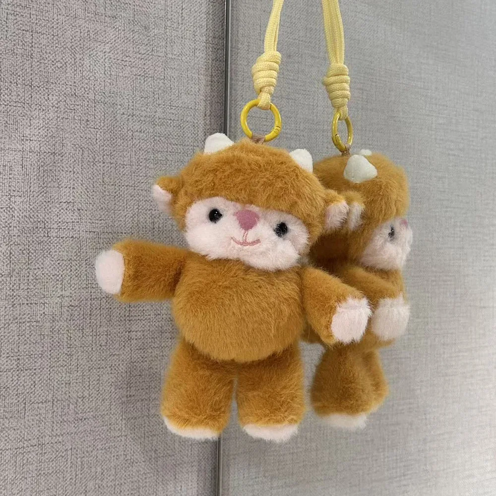Fun Wiggly Design Keychain Shake Feature Running Design Keyring Soft Emotional Support For Girlfriend