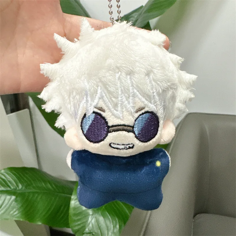 Satoru Gojo Portachiavi 10 cm Peluche Bambola Kawai Jujutsu Kaisen Anime Periferico Peluche Giocattolo Nanami Morbido Starfish Corpo Giocattolo Regali di Natale
