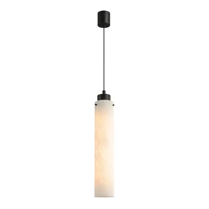 Spanish Natural Marble Pendant Light Modern Minimalist Hanging lamp Decor Restaurant Dining Room Ceiling Light Fixture