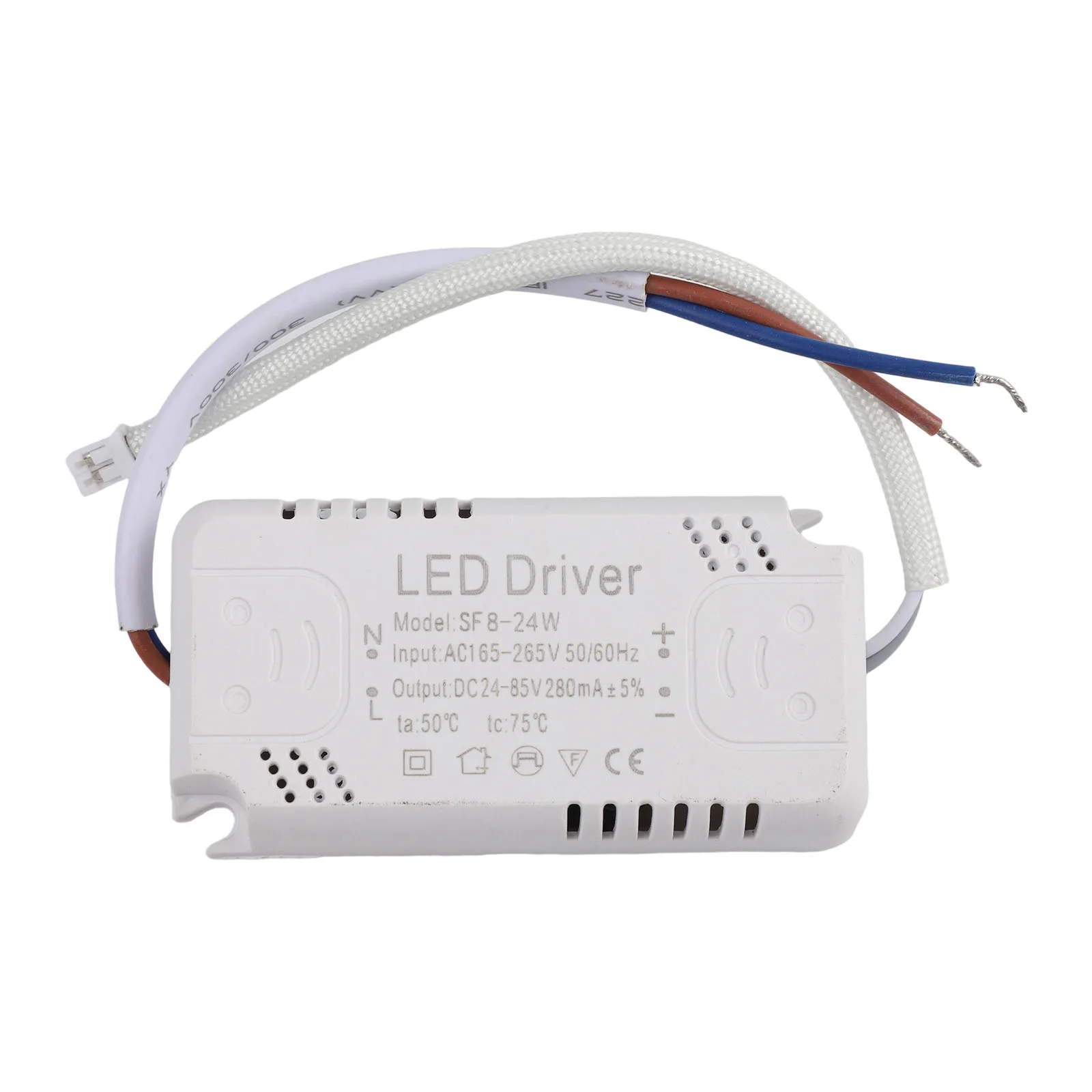 

Electronic Transformer LED Driver AC180-265V50/60HZ Terminal Two-position Panel Light Project Lamp Wide Pressure Large Plate