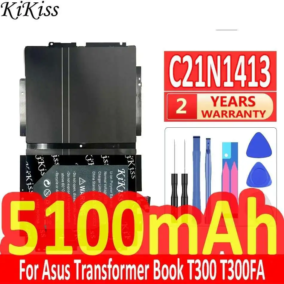 

5100 мАч для Asus Transformer Book T300 T300FA C21N1413 Прочный аккумулятор для ноутбука