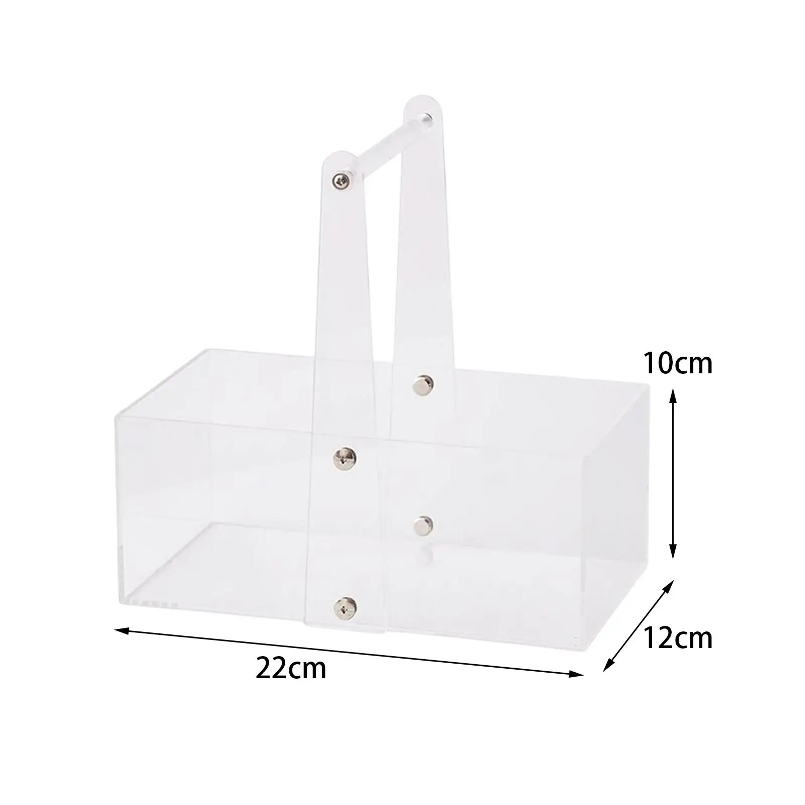 Acrylic Flower Box Flowers Arrangements Table Centerpieces Home Decor Flower Girl Basket for Candy Ceremony Party Anniversary