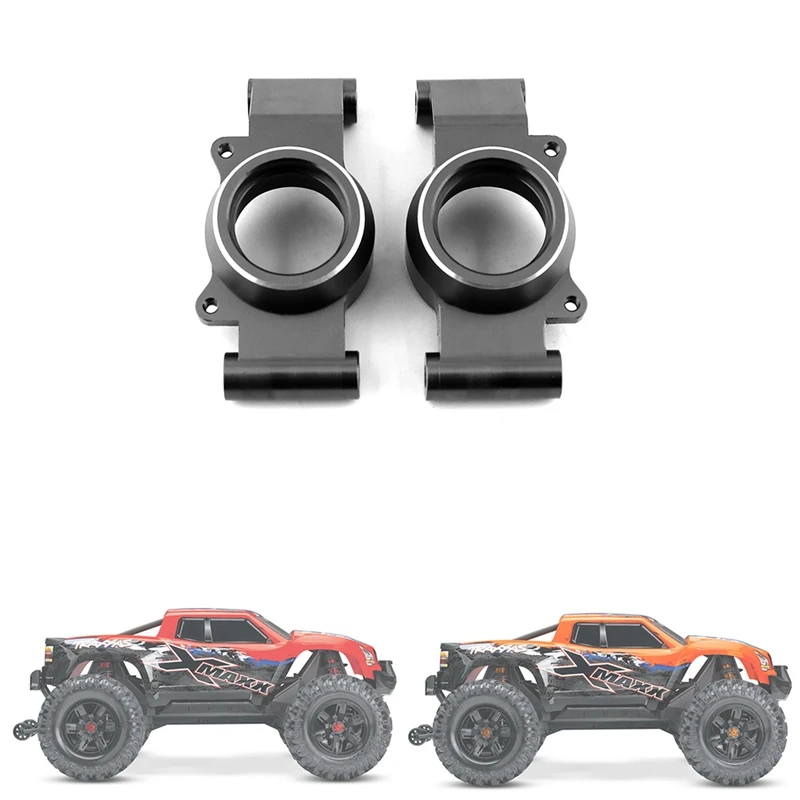 2Pcs Aluminum Alloy Rear Stub Axle Hub Carrier For 1/5 Traxxas X-Maxx Xmaxx 6S 8S RC Monster Truck Upgrade Parts