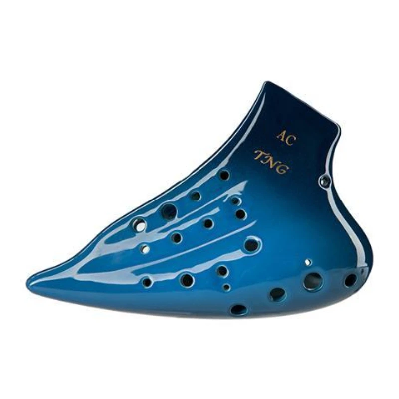 Triple Ocarina Alto Tone C Ceramic Ocarinas Orff Instruments Legend Ocarinas Professional Musical Instruments Offers Accessories