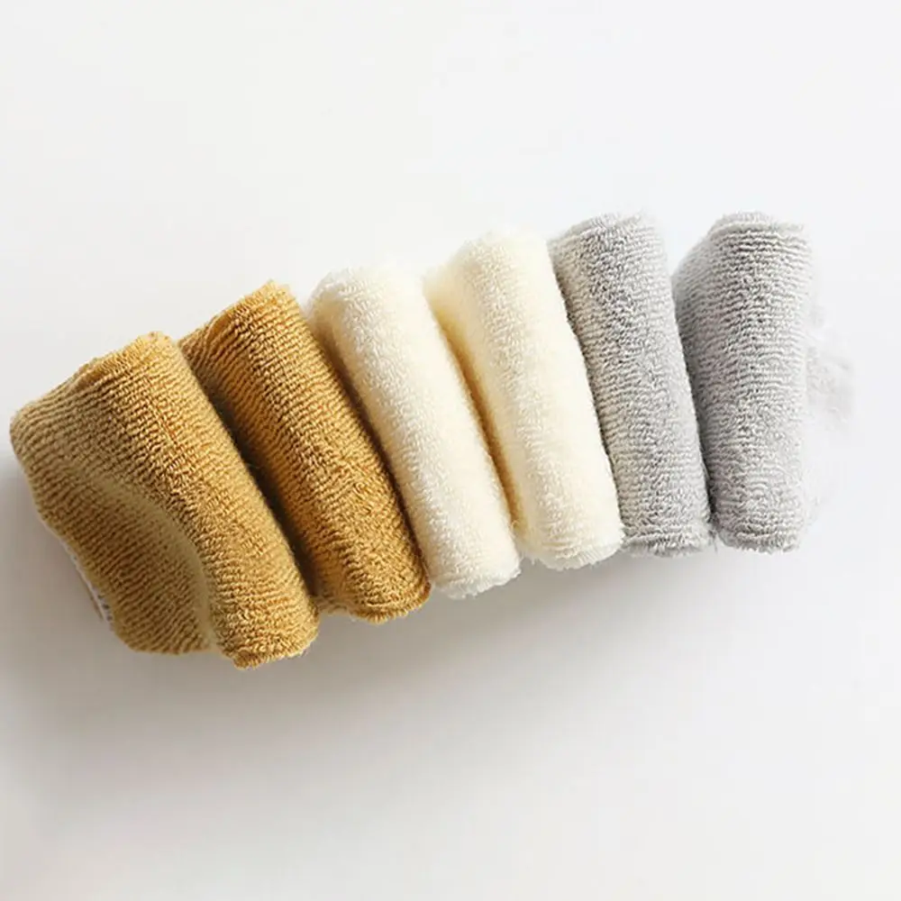 New Cotton Warm Socks Thickened Warm Infant Socks Soft Cotton Terry Socks Winter Warmth