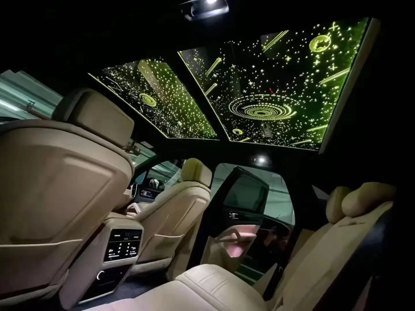 Color Changing Panoramic Sunroof Film Romantic Auto Interior Lighting Universal Car Modified Decoration Parts
