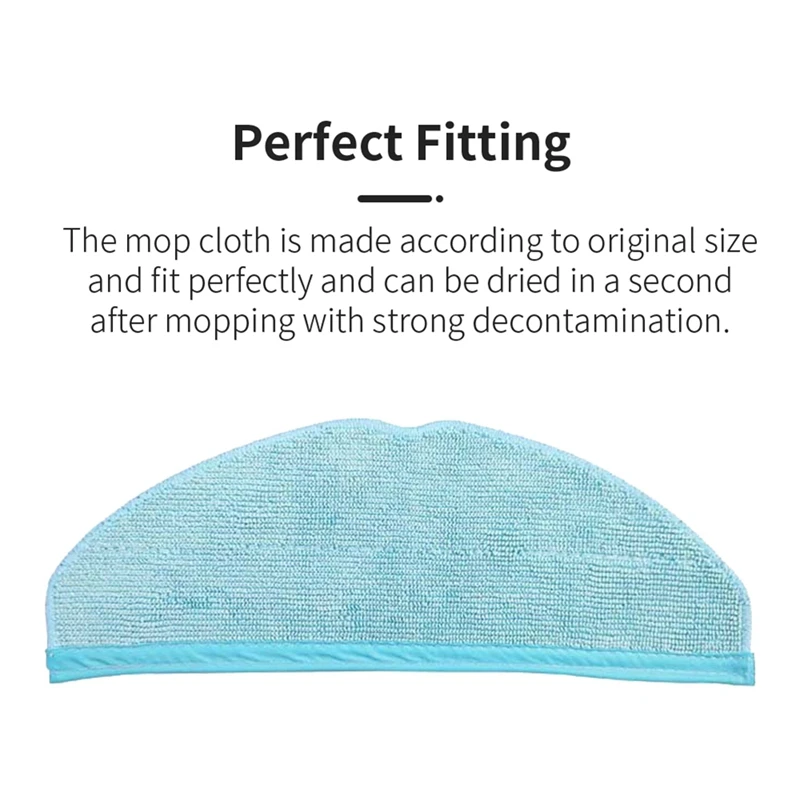 สําหรับ Cecotec Conga 9090 เครื่องดูดฝุ่นหุ่นยนต์ล้างทําความสะอาดได้ Mop ผ้าเปลี่ยนชิ้นส่วนทําความสะอาดผ้า Mopping